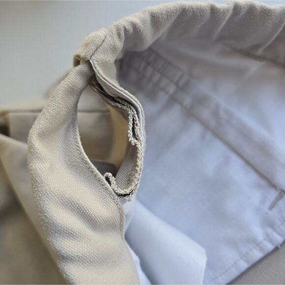 Chaps Men's Tan Khaki Shorts Size 34 Waist Extender Preppy Casual Soft Chino - Picture 11 of 12